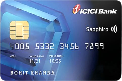 ICICI Bank Sapphiro Credit Card