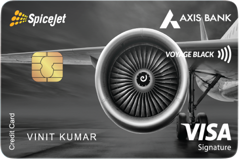 SpiceJet Axis Bank Voyage Black Credit Card